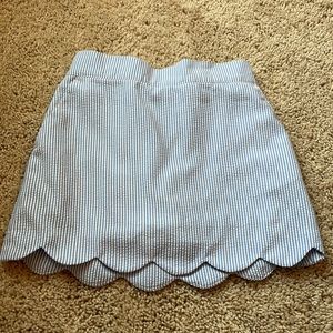 Vineyard Vines Seersucker blue Skort